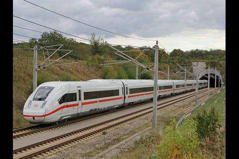 Deutsche Bahn has put the first of its fleet of ICE4 trainsets into regular operation (Photo: DB).